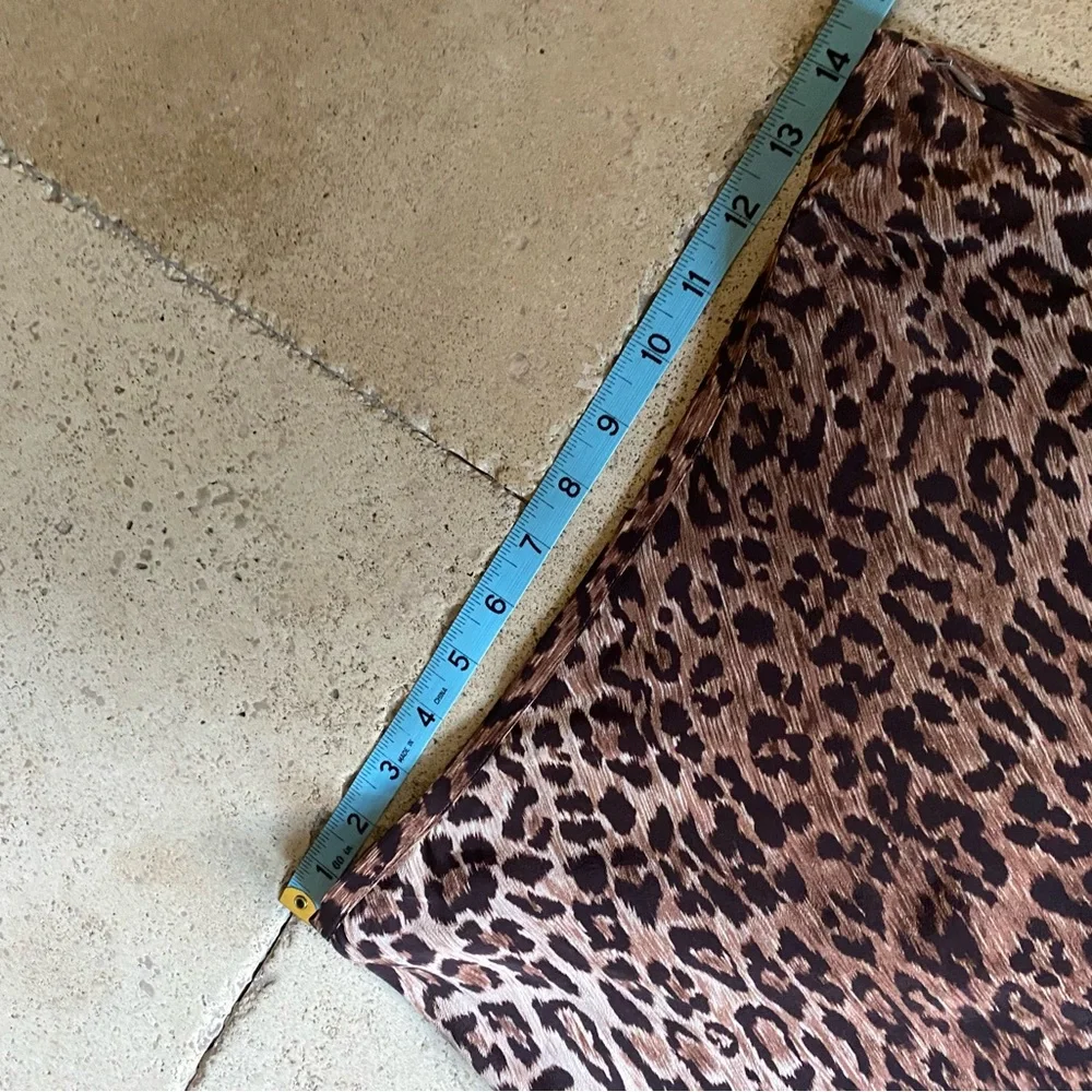 Rixo Kelly Leopard 100% Silk Midi Skirt Small $280 - Picture 5 of 8